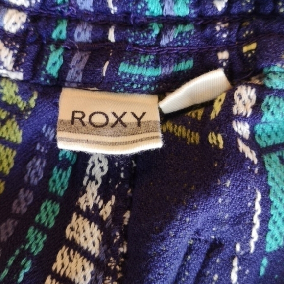 Roxy Oceanside Yarn Dyed Smocked Shorts S - Picture 5 of 5